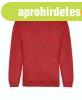 Just Hoods Uniszex organikus kapucnis pul�ver AWJH201, Fire 