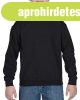 Kereknyak� gyerekpul�ver, Gildan GIB18000, Black-L