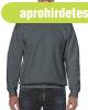 Kereknyak� k�rk�t�tt pul�ver, Gildan GI18000, Charcoal-XL