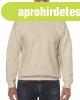 Kereknyak� k�rk�t�tt pul�ver, Gildan GI18000, Sand-3XL