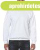 Kereknyak� k�rk�t�tt pul�ver, Gildan GI18000, White-S
