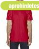 Softstyle dupla pik� gall�ros p�l�, Gildan GI64800, Red-S