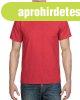 R�vid ujj� kereknyak� unisex p�l�, Gildan GI8000, Red-S