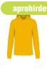 F�rfi organikus kapucnis pul�ver, Kariban KA4027, Yellow-5XL