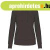 N�i organikus kapucnis pul�ver, Kariban KA4028, Dark Grey-XS
