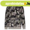 F�rfi kapucnis pul�ver, Kariban KA476, Grey Camouflage-XL