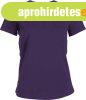 N�i V-nyak� r�vid ujj� pamut p�l�, Kariban KA381, Purple-M