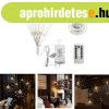 Csillagf�ny L�mpa t�vir�ny�t�val, 120LED Feh�r