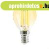 Led Filament k�rte �g� 6W, Borosty�n bura, 45mm, 500 Lumen, 