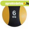 Sz�nes medicinlabda 6kg, s�rga-fekete