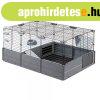 Ferplast Multipla Nera Gabbia felszerelt ketrec 107x72x50cm 