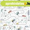 Sz�nes aut�k a v�rosban gyermek tap�ta KOD45844