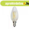 LED gyertya, E14, C35, 4W, meleg feh�r f�ny