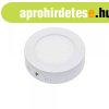 LED spotl�mpa, 6W, falra szerelhet�, kerek, meleg feh�r f�ny