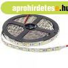 LED szalag, 5050, 24V, 60 SMD/m, nem v�z�ll�, meleg feh�r f�