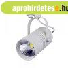 LED reflektor 25W, COB, feh�r l�mpatest, belt�ri, meleg feh�
