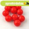Pr�selt goly� gy�ngy - Opaque Orange - 8mm