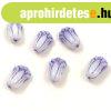 Tulip Bud - cseh pr�selt �veggy�ngy - Alabaster Violet - 12x