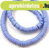Polimer korong gy�ngy sz�lon - Light Indigo - 6mm