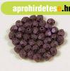 Cseh csiszolt goly� gy�ngy - matte metallic purple - 4mm
