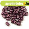 Rulla - cseh 2 lyuk� �veggy�ngy - 3x5mm - Matt Metallic Purp