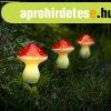 Garden Of Eden LED-es szolr lmpa - 3 db gomba - melegfehr