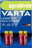 Varta Longlife Max Power AAA mikr elem (LR03) BL/4