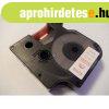 Dymo D1 45015 feh�r alapon piros ut�ngy�rtott feliratoz�szal