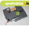 Brother TZE-B31 12m*8mm ut�ngy�rtott Fluoreszk�l� Narancs al