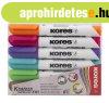 T�bla- �s flipchart marker k�szlet, 1-3 mm, k�pos, KORES &qu