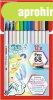Ecsetir�n k�szlet, STABILO "Pen 68 brush", 12 k�l�