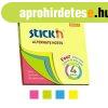 ntapad jegyzettmb, 76x76 mm, 100 lap, STICK N, neon szne