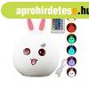 Vez�relhet� RGB USB �jszakai f�ny nyuszi mot�vummal gyerekek