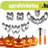 Rozsdamentes ac�l Halloween t�kfarag� k�szlet
