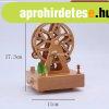 Fa zenedoboz kisvonat - Dekorat�v �s zen�l� fa kisvonat aj�n
