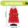 Falra akaszthat� piros Mikul�s adventi napt�r �nnepi dekor�c