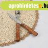 4 darabos Boho Chic Szett Fonott V�szon Kerek T�ny�ral�t�t
