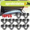 10db Fekete M�anyag Aut� Motorh�ztet� Hangszigetel� Klipsz