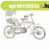 Rickshaw feh�r, antik 34cm