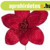 Dekorat�v kar�csonyi vir�g 49c Piros 20 cm