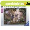 Ravensburger: Puzzle 1000 db - Farkascsal�d ny�ron