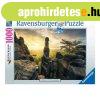 Ravensburger Puzzle 1000 db - Erleuchtung-Elbsandsteing
