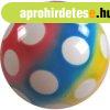 Sz�nes lakkf�ny� labda - 22 cm, t�bbf�le