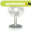 Akkumultoros asztali ventiltor 17cm - fehr