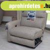 Elemes relax lgarnitra bal oldali motoros fotelje drapp s