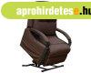 Fel�ll�st seg�t� massz�zs fotel di�barna sz�vet k�rpittal - 