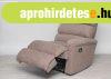 Elemes relax kanap jobb oldali motoros fotelje Cuba vilgos