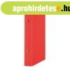 Gy�r�s k�nyv, 2 gy�r�, 30 mm, A5, PP/karton, DONAU, piros
