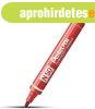 Alkoholos marker, 2 mm, k�pos, PENTEL "N50", piros