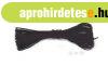 BasicNature Gumi zsin�r fekete 2 mm 10 m